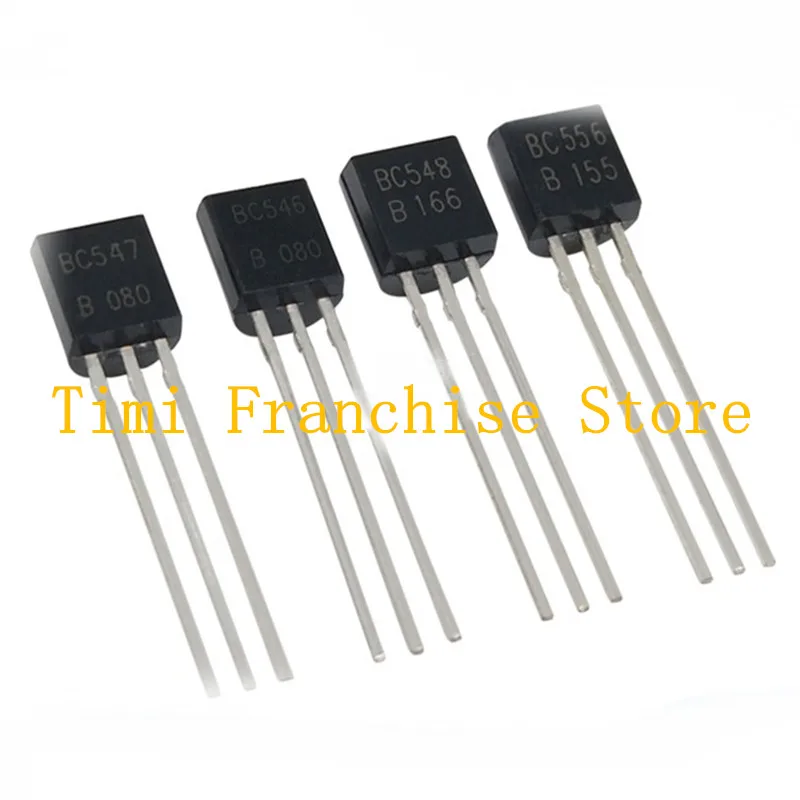 100PCS Transistors diode PNP NPN BC337 BC327 BC517 BC547 BC548 BC549 BC550 BC556 BC557 BC558 2N2907 SS8050 SS8550 TO-92