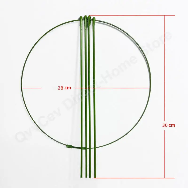 Metal Round Adjustable Garden Flower Plant Stand Support Circle Stake Ring Holder Climbing Iron Gardening Tools for Bonsai Veg metal plant stand