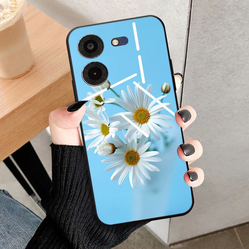 Black Soft Silicone TPU Protective Phone Case with Bumper Shell Coque