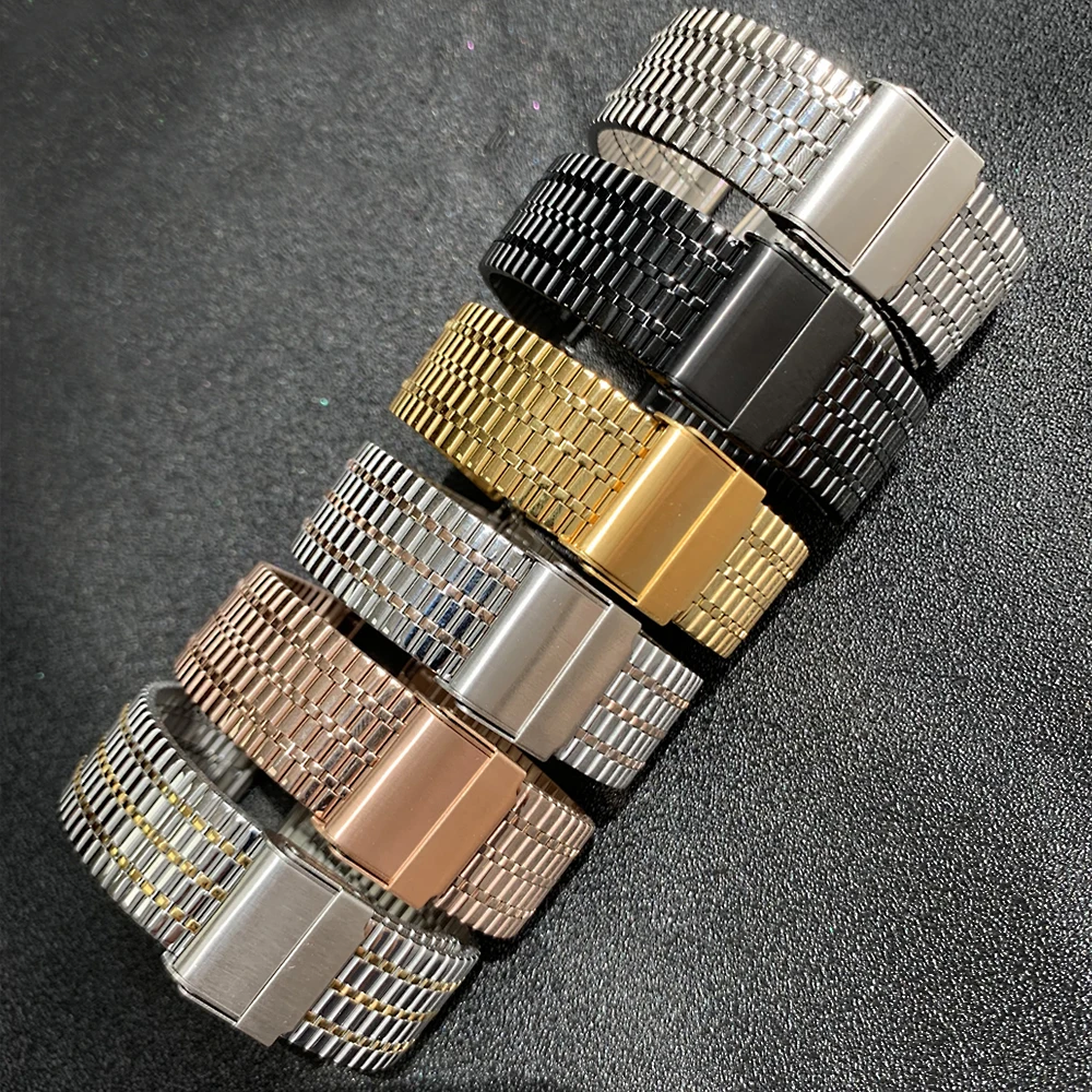 Premium Stainless Steel Strap - Sleek No-Gap Metal Link Bracelet