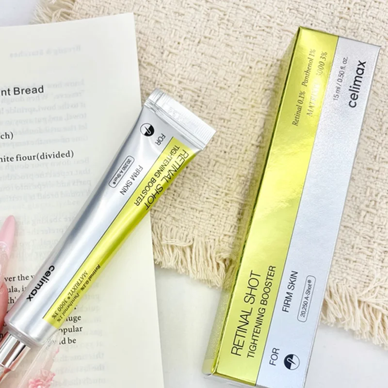 Nuova Crema Contorno Occhi Originale Celimax Vita A Retinol Idratante 15ml, Siero Viso 30ml, Prodotti di Bellezza Coreani per una Pelle Radiosa e Duratura - immagine 2