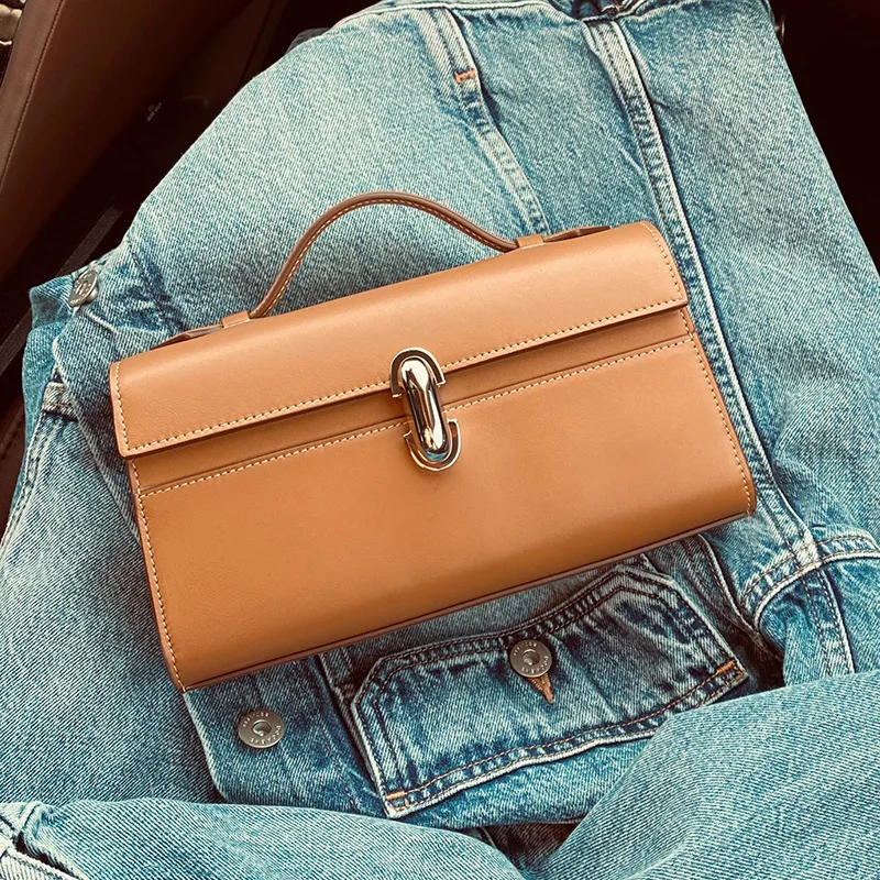 Designer tote bag women genuine Suede leather cowskin handbag female tote bag camel black white color 2023 new