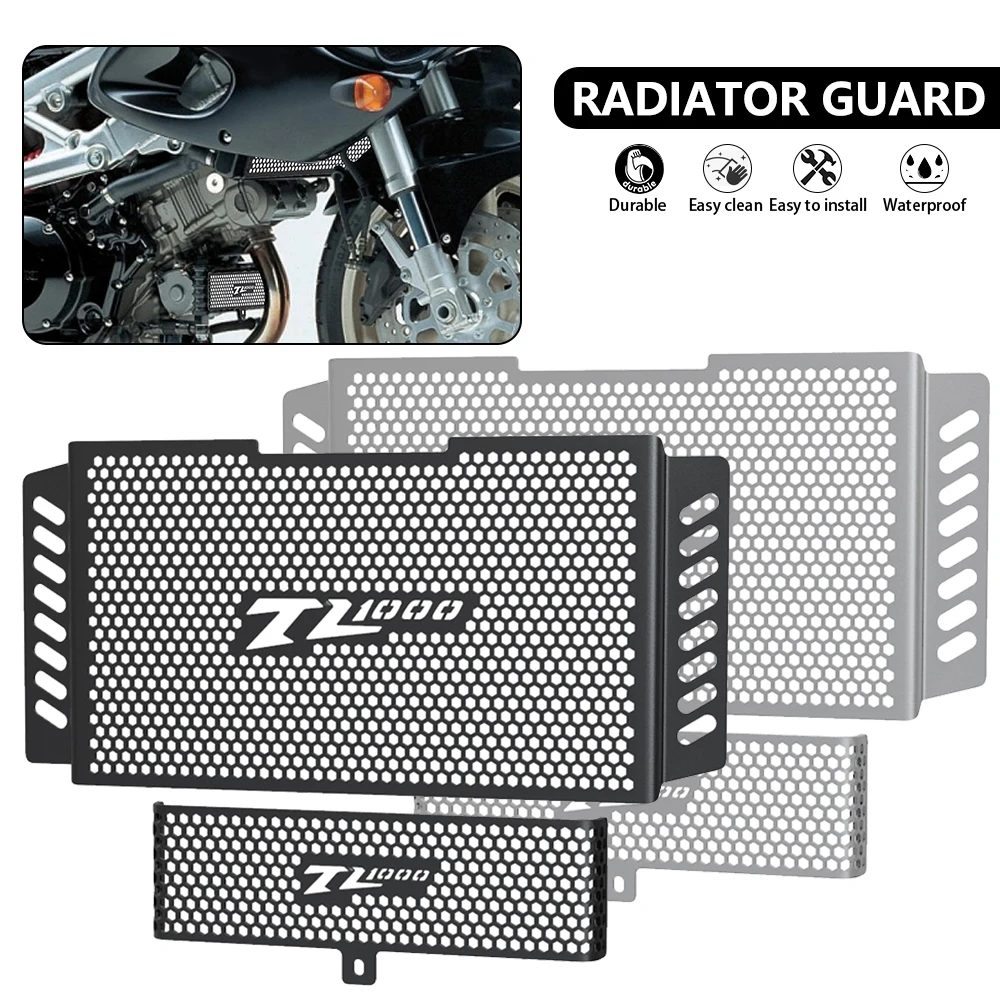 Motorcycle Radiator Grille Guard Protector Cover CNC Accessories FOR SUZUKI TL 1000S TL1000S TL 1000 S 1997 1998 1999 2000 2001