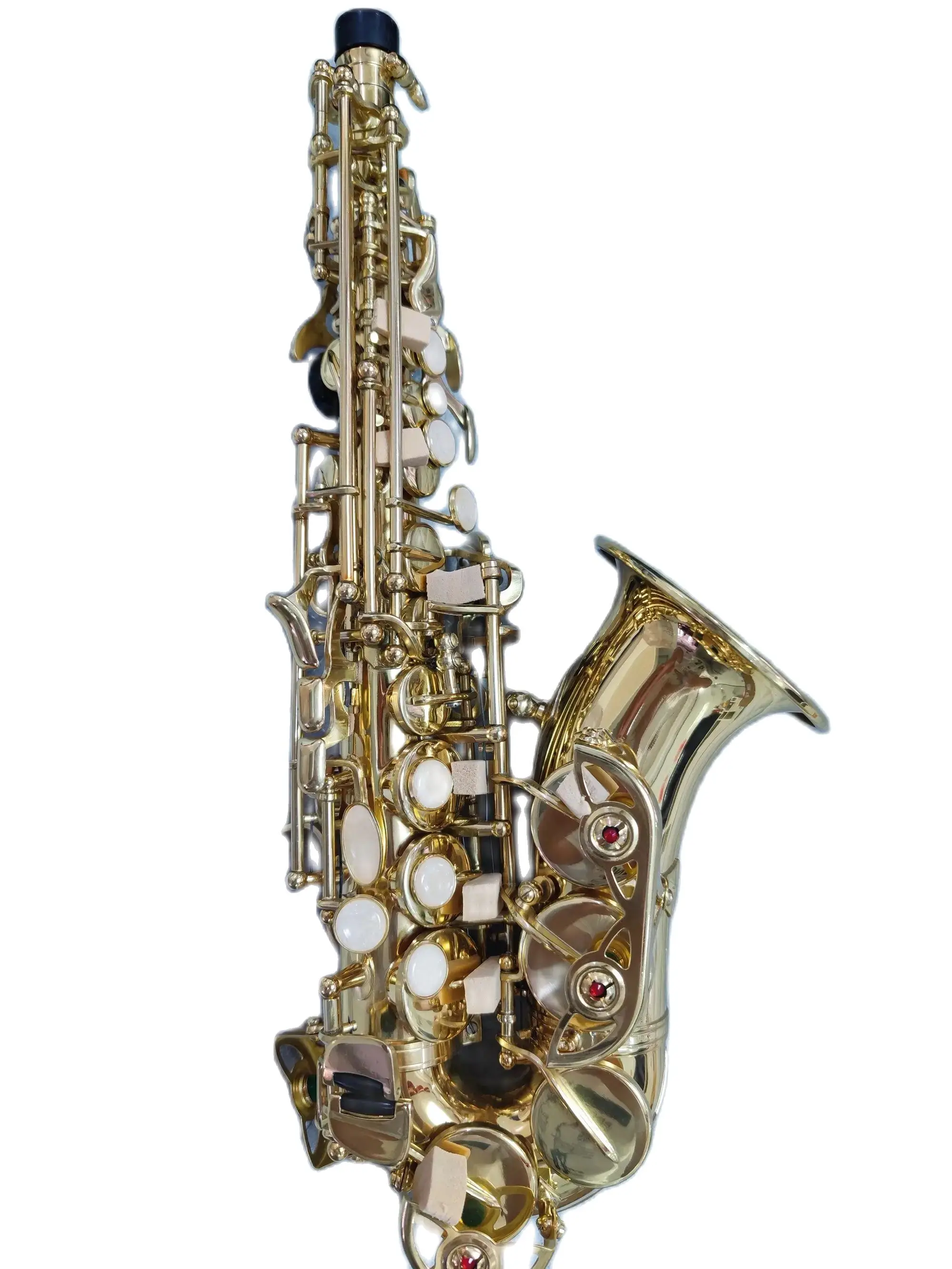 

Классическая модель 803, Модель B, плоский Профессиональный искусственный джазовый инструмент, латунный позолоченный, saxo soprano, премиальный тон