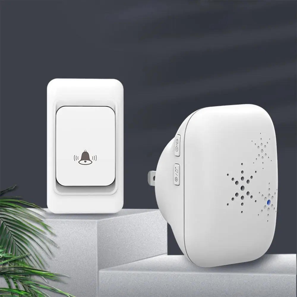 

Remote 38 Songs Ultra Long Distance Children Garden Home Wireless Doorbell Emergency Call Device Wireless Pager Chimes Set