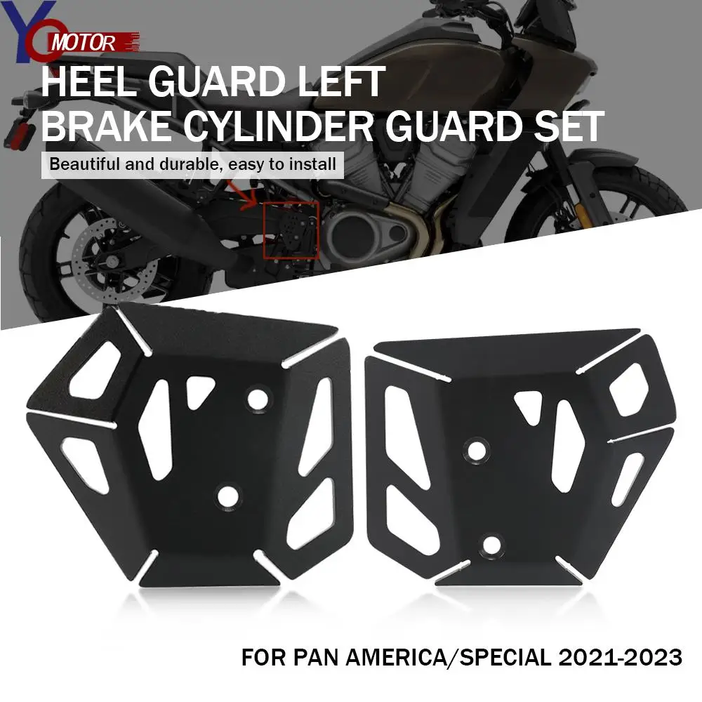 

Motorcycle Accessores For Pan America Special RA1250S RA1 2021 2022 2023 Heel guard left Rear Brake Master Cylinder Guards Cover