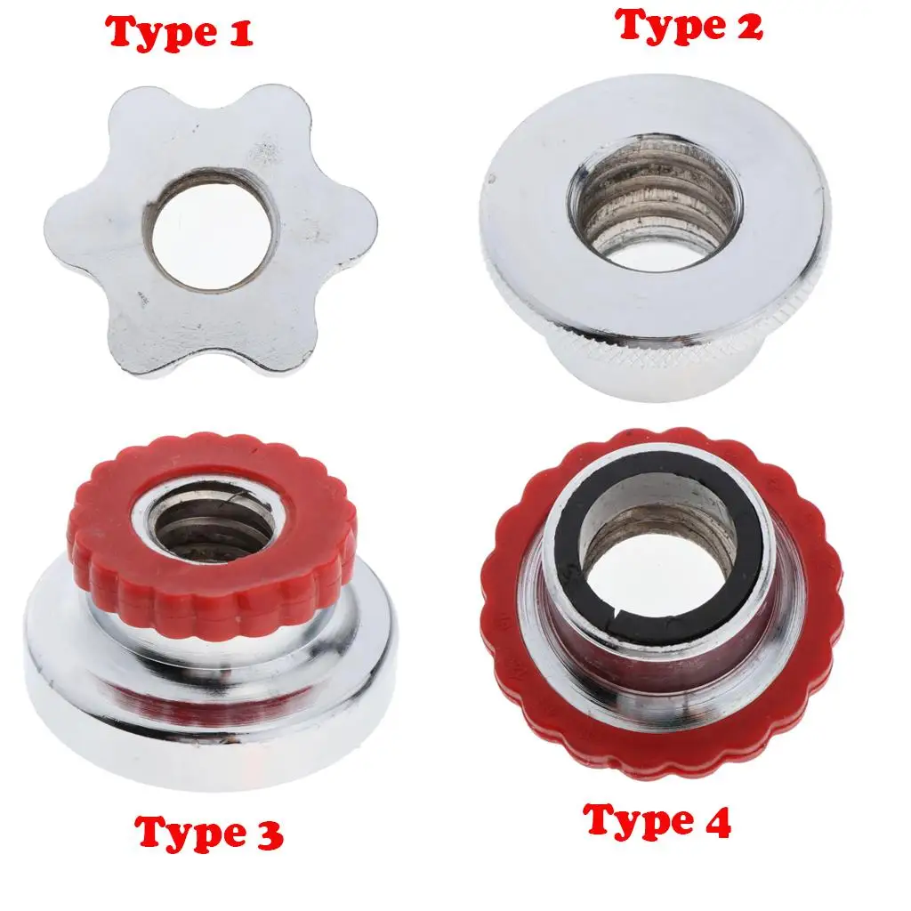 25mm Barbell Lock Gym Dumbbell Collar Screw Clips Clamps Hex Nut