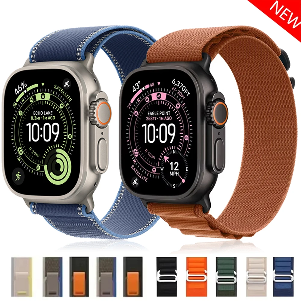 Trail Alpine Loop Armband für Apple Watch Ultra3 2 49mm 44mm 45mm 46mm 42mm 41mm 40mm Correa iWatch Series 11 10 9 8 7 6 SE3