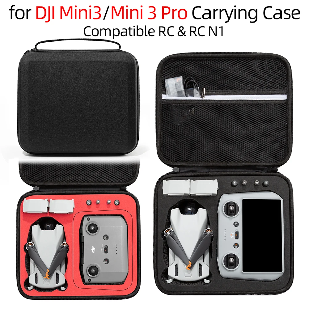 

Portable Box For DJI Mini 3 Pro/Mini 3 Storage Bag For DJI Mini 3 Pro Drone Carrying Case Clutch Bag Accessory