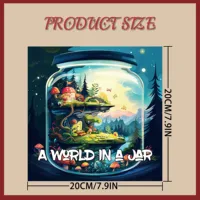 World in a Jar: Adult Picture Book Featuring Miniature Dreams-capes for Imaginative Coloring 2