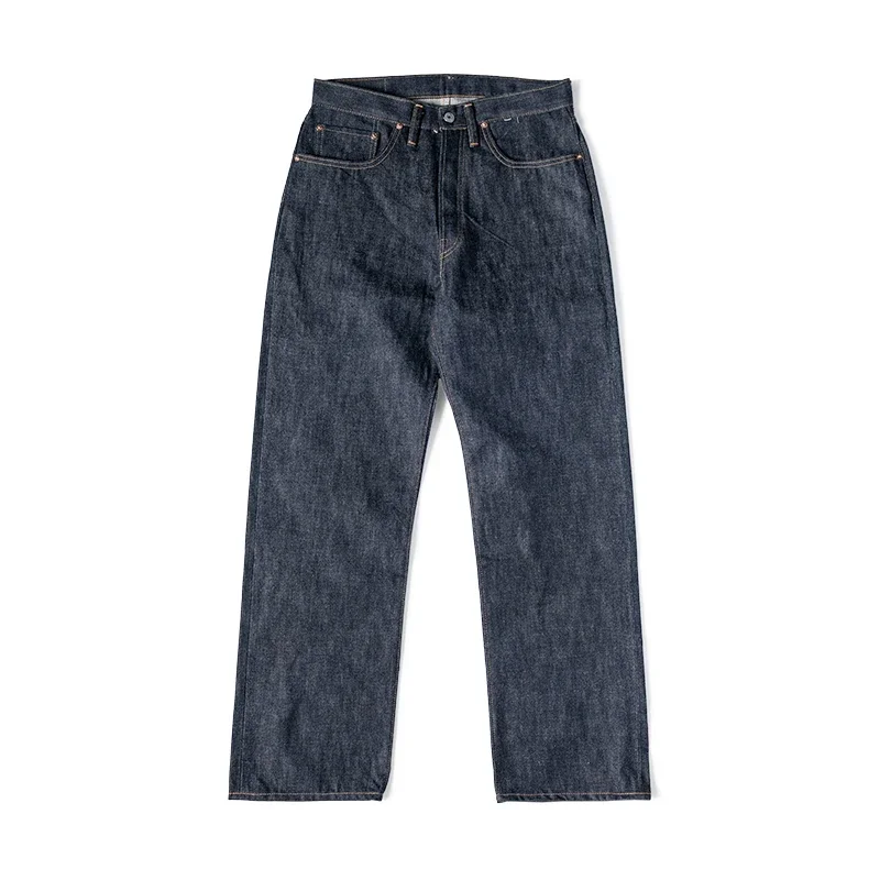 Rugged Bronson 1955 Model Raw Denim Waist Overalls 55801XX Selvedge Jeans Men 55501 5