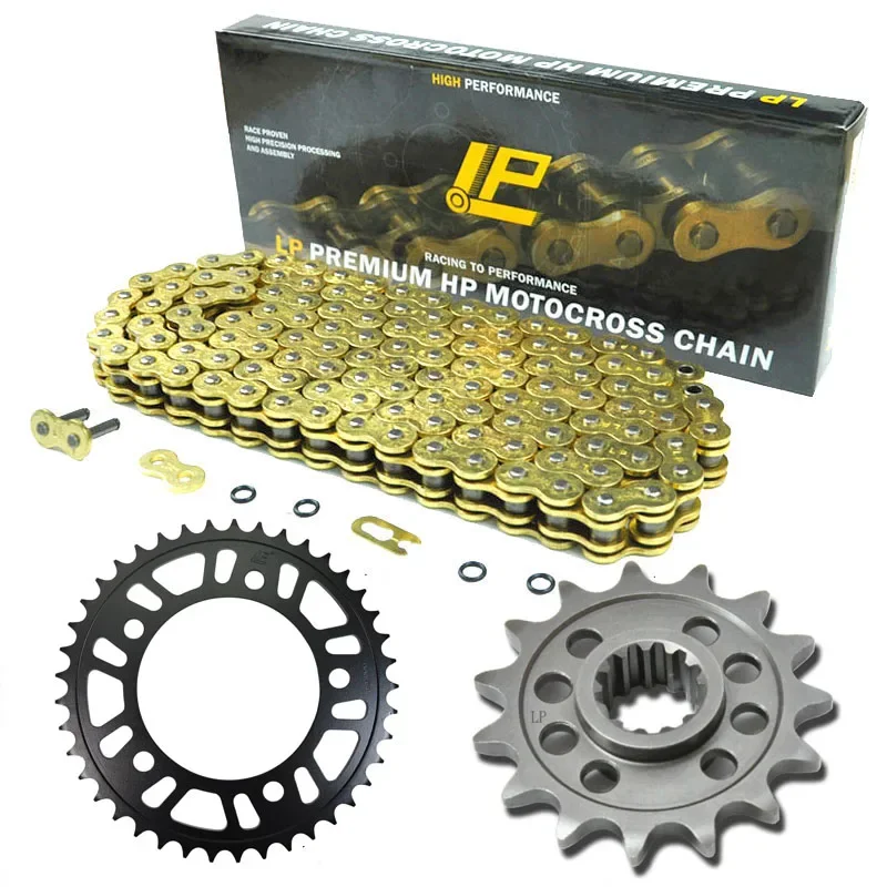 520MotorcycleOringChainFrontRearSprocketKitSetForHonda