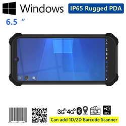 Windows PDA 6.5 inch Tablet Barcode Reader Scanner 8G 256G Rugged Handheld Terminal