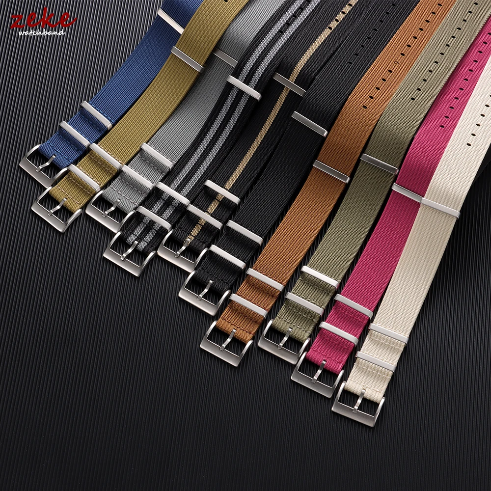 Premium Woven Nylon Watchband - Military Sport Design