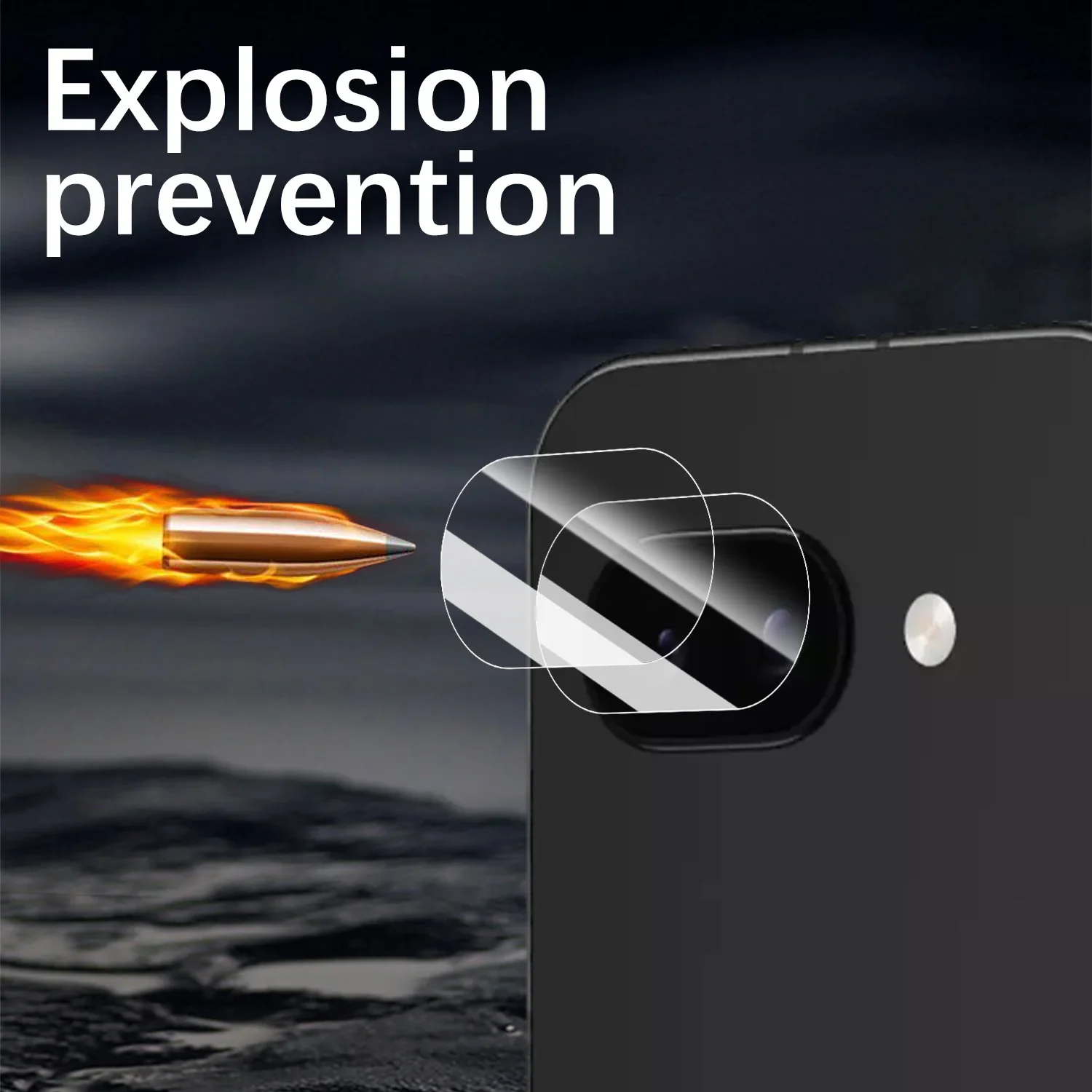 Full Cover Scratch-Resistant Camera Lens Screen Protector Tempered Glass Film