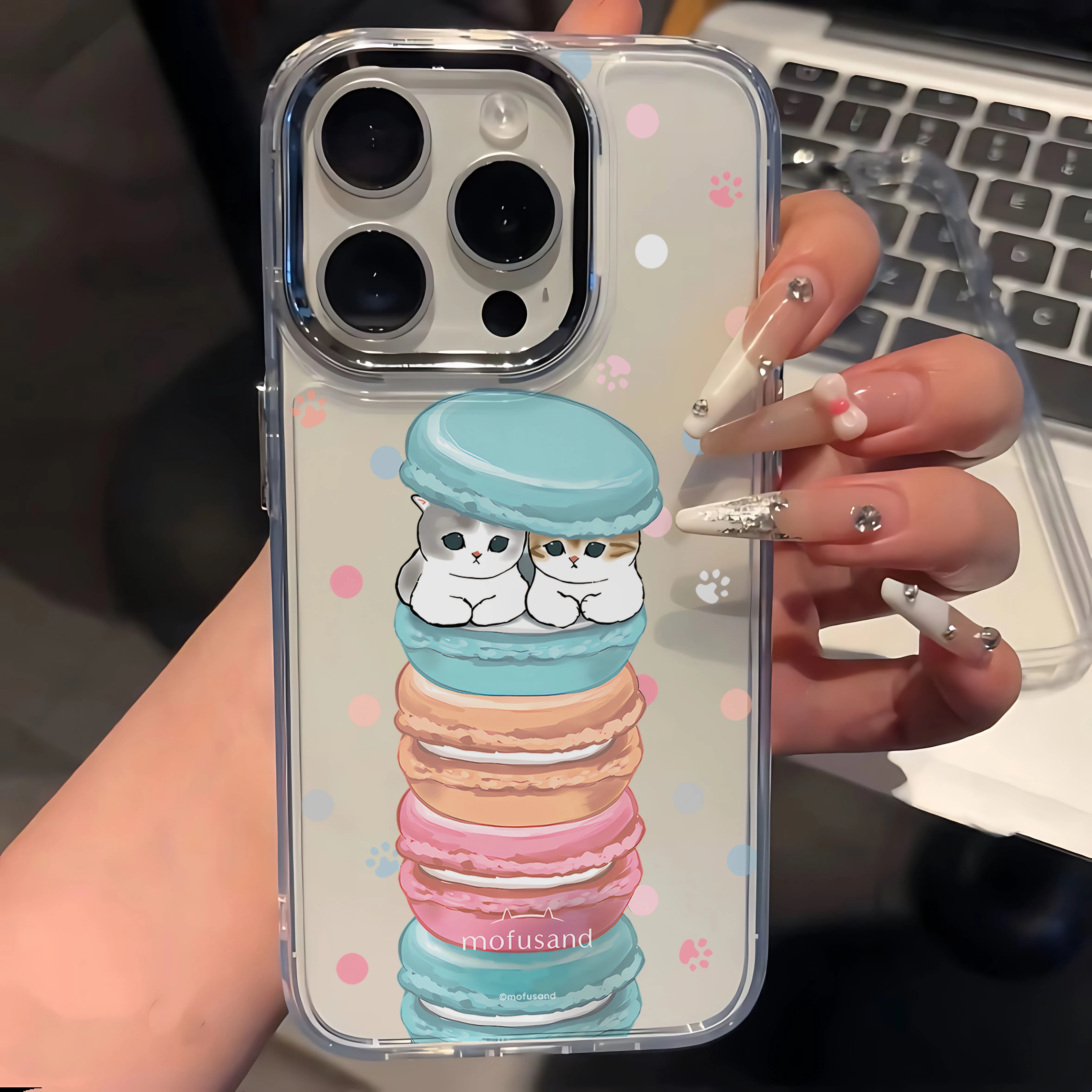 Adorable Transparent Cat Phone Case - Soft Silicone TPU Back Cover