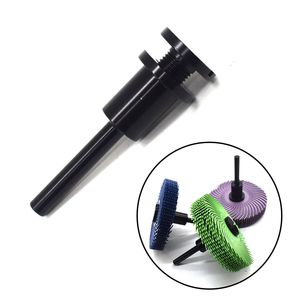 1PCS 6mm 연마 휠 맨드릴 클램프 로드 브러쉬 홀더 알루미늄 합금 그라인더 드레멜 액세서리
