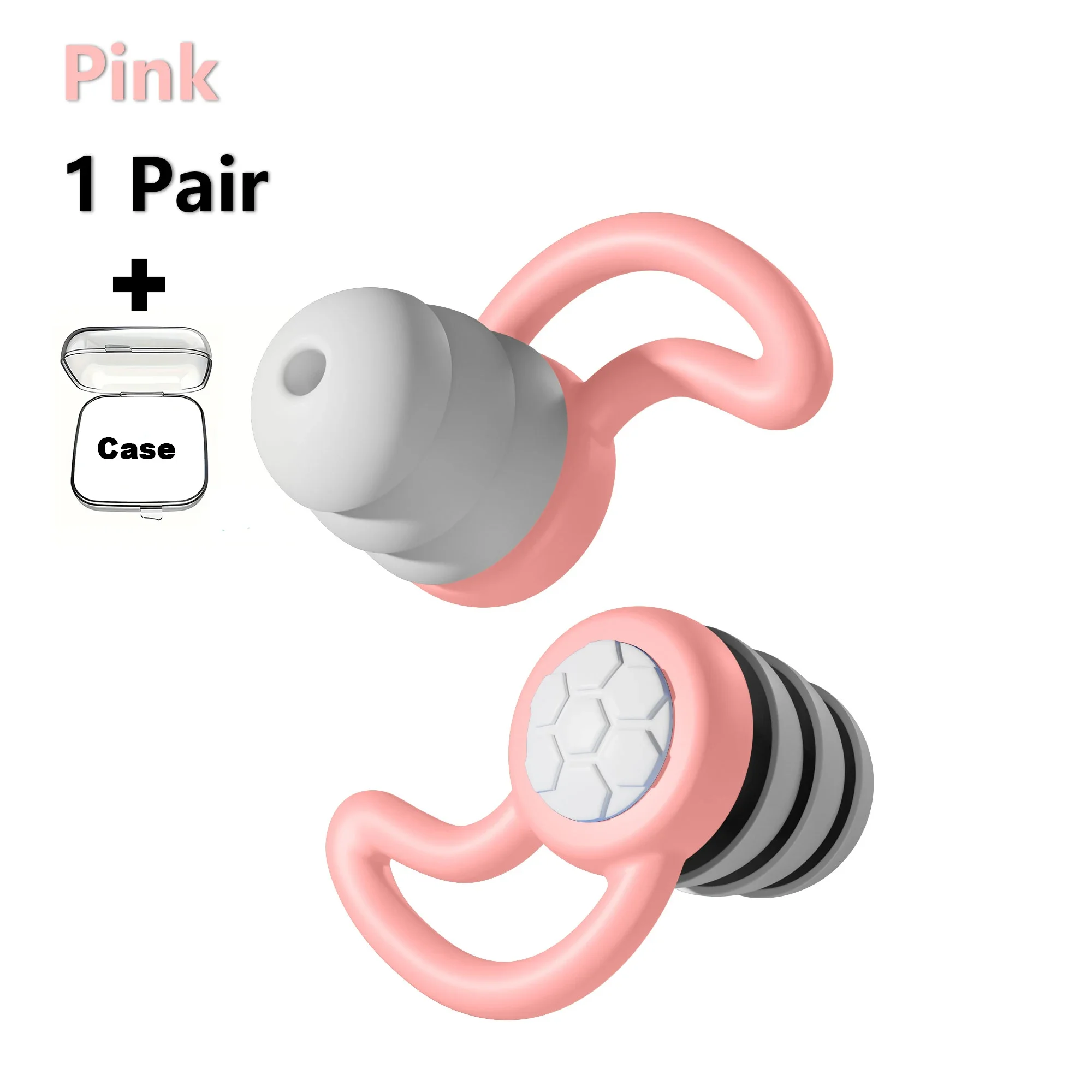 Soft Silicone Earplugs - Noise Canceling, Comfortable Fit for Sleep and Swimming