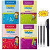 Spanish Magic Books Learning Numbers In Spanish Lettering for Children Reusable Magic Practice Copybook Montessori Writing Set 3
