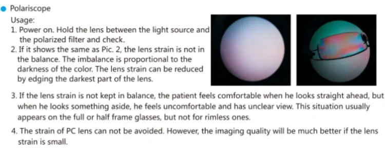 Optometry Equipment VT-1107 Plastic Progressive Lens Identifier with Invisible Markings Mark Strain Lens Identifier Optical Use