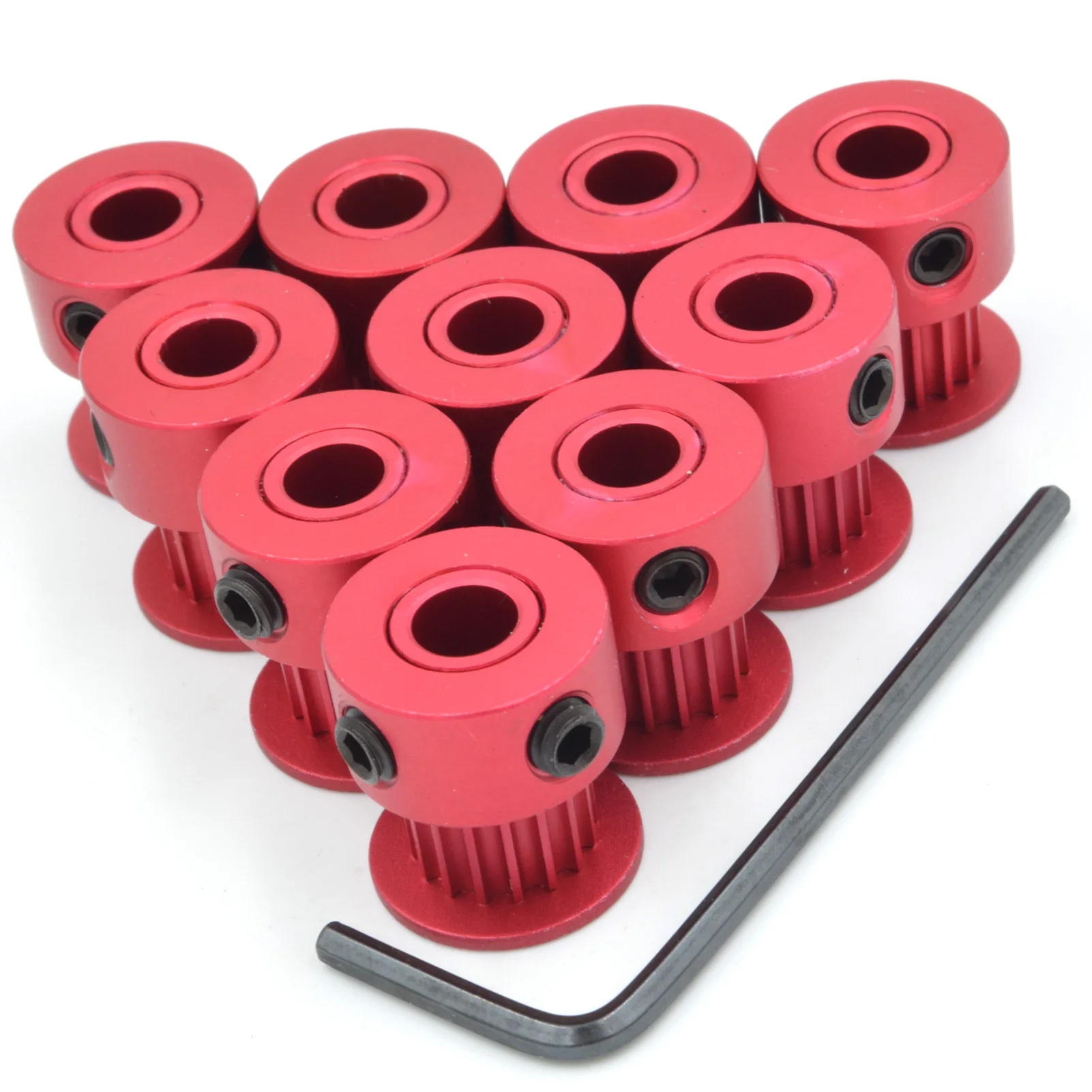 Timing Pulley 16 teeth 2MGT 2GT Bore 3/4/5/6mm For GT2 Open Synchronous Belt Width 6mm/10mm Small Backlash