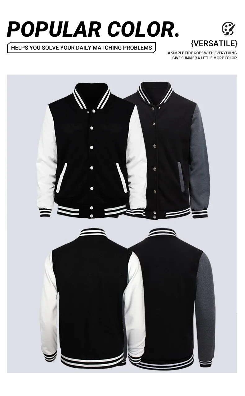 Spiders On The Spider Web Print Jackets Men Streetwear Fashion Loose Baseball Jersey Fleece Pocket American Top Unisex Jacket