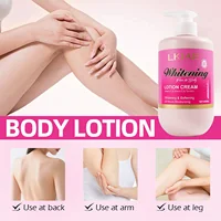 Lotion pour le corps blanchissante LKIAE, avec vitamine C, vitamine E, curcuma, adoucissante pour la peau, hydratation intense, absorption rapide, 500 ml 3