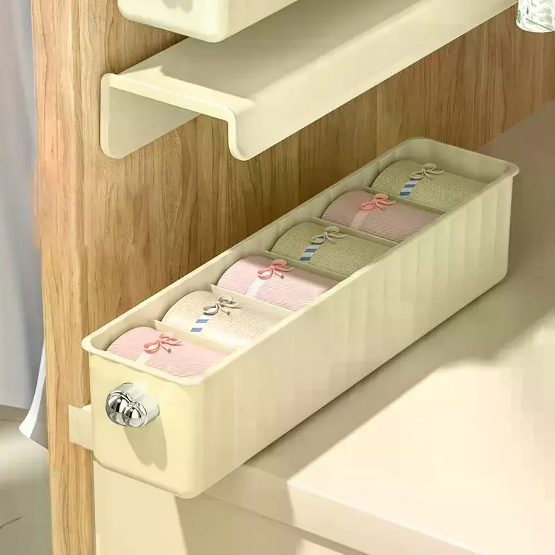 3 in 1 벽걸이 수납 선반, 속옷과 양말에 적합한 벽걸이 서랍형 수납 선반