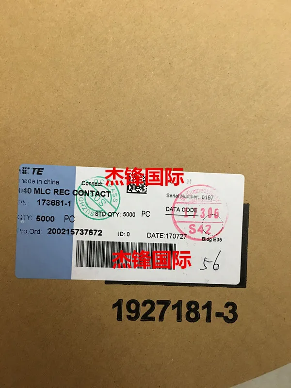 

100pcs/lot 173681-1 for:22-20AWG 100% New