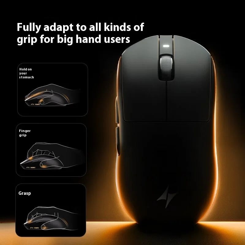 マウス・トラックボール ATK GEAR ATK A9 ultra Atk A9 Ultra Mouse Wireless Tri-Mode 8k Paw3950 Sensor 53g