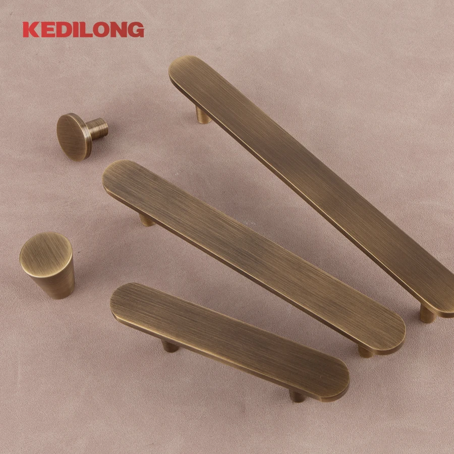 Antique Brass Long Cabinet Pull 6