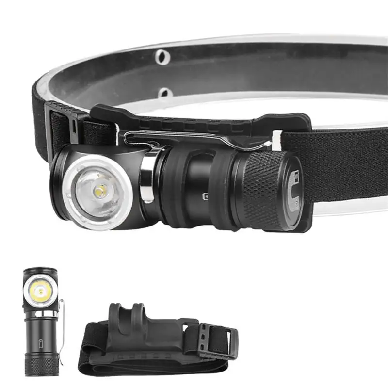 New COB Multi-function Headlamp With Magnet Hook Clip Headlights Camping Lantern Working Rechargeable Flashlight