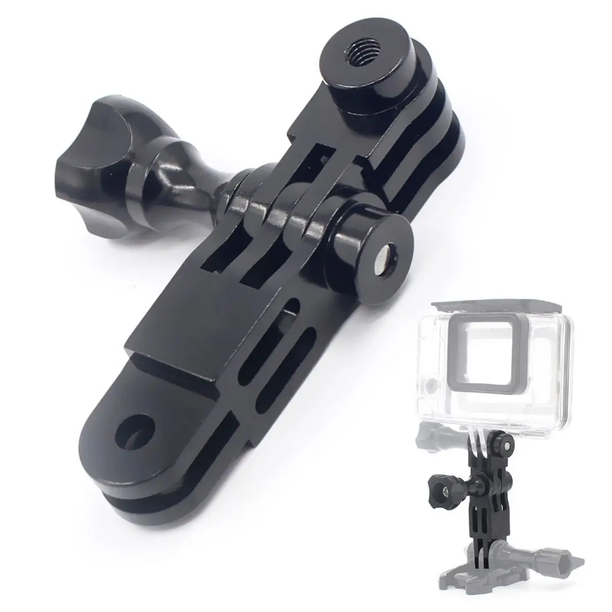 Pivot Extender Same Direction in Aluminum for GoPro and Similar