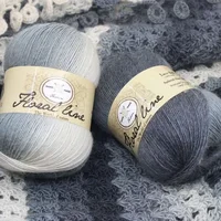 100g / 1Pcs 100% Wool Yarn  Space Dyed Hand Knitted Wool Soft Fluffy Yarn  DIY Crocheted Shawl Scarf Hat Sweater Gloves 2