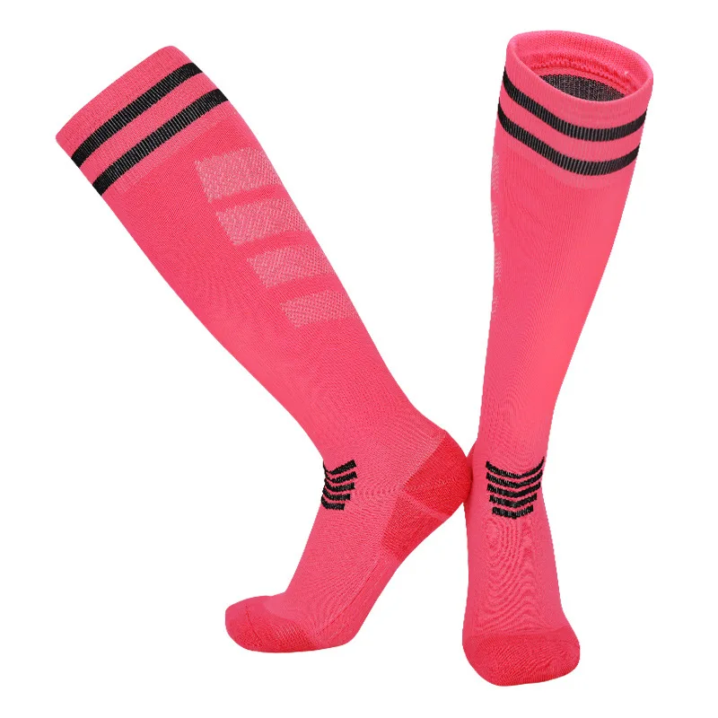 Customizable Extra Long Black Soccer Socks For Sports - OEM
