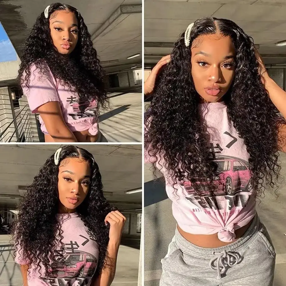 I Tip Hair Extensions Microlinks For Black Women Natural Deep Wave 100% Human Hair Brazilian Remy Human 50Pcs/Set 22 24Inch