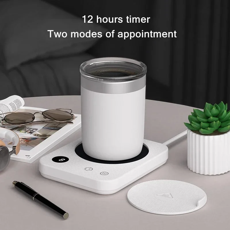 Coffee Mug Warmer Cup Heater 3 Gear Temperatures Beverage Cup Warmer Heating Coasters Plate Pad for Cocoa Tea Water Milk 3