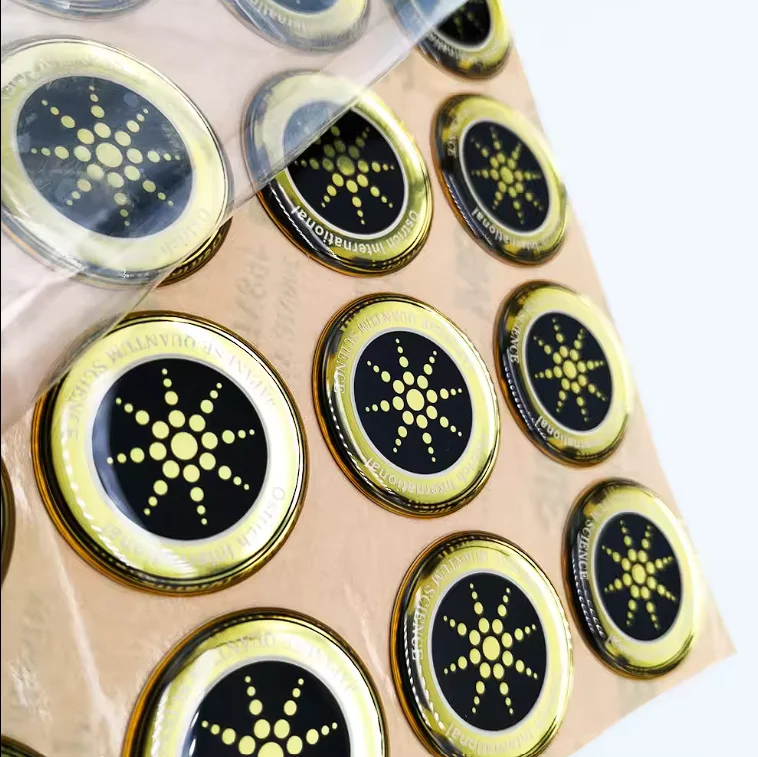 

Индивидуальная Водонепроницаемая самоклеящаяся наклейка 3D с этикеткой купола, прозрачная наклейка из эпоксидной смолы