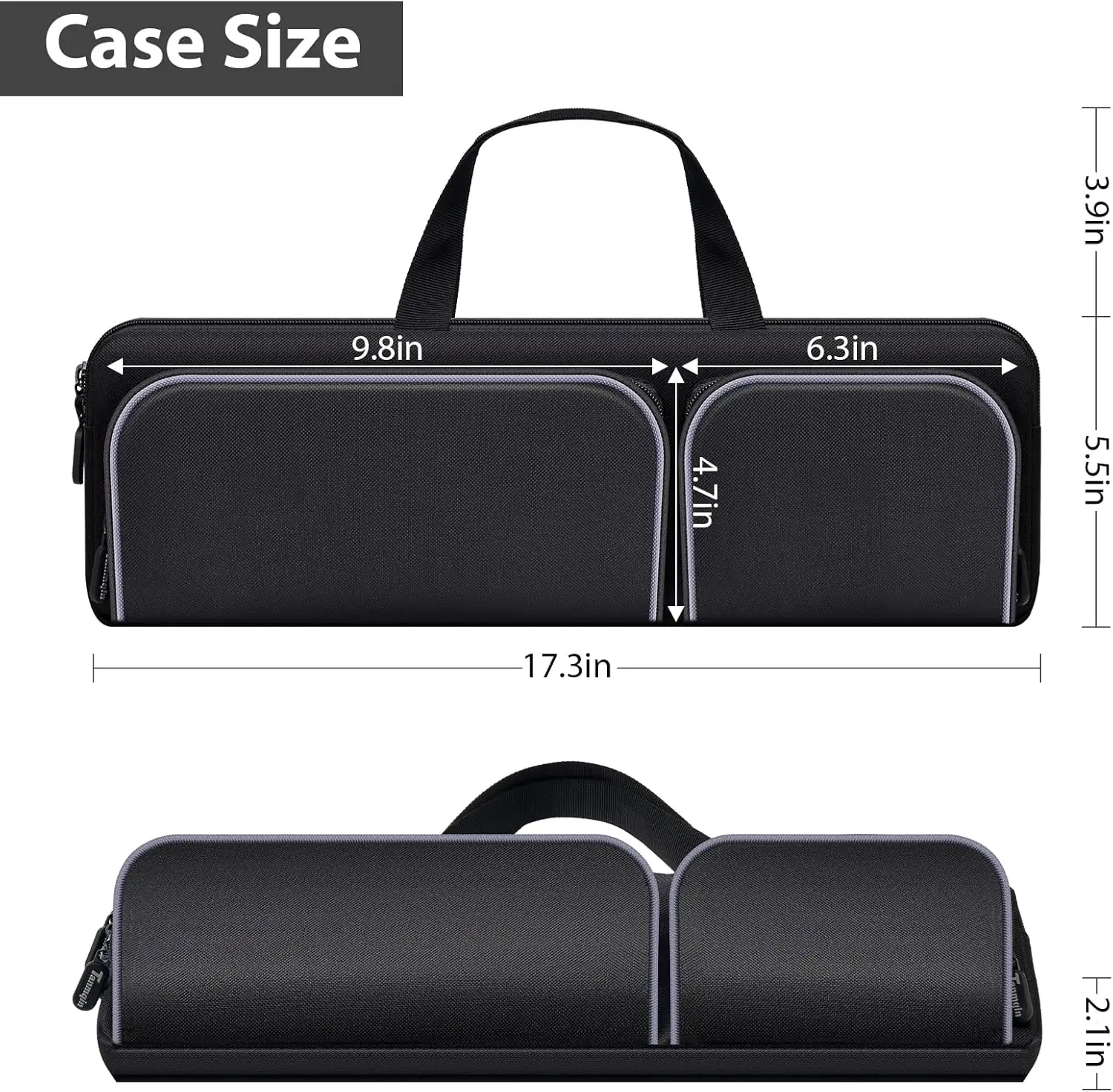 (Box Only) Protective Travel Case for Logitech MX Keys S/MX Keys/MX Keys Mini Wireless Keyboard. Keyboards Carrying Storage