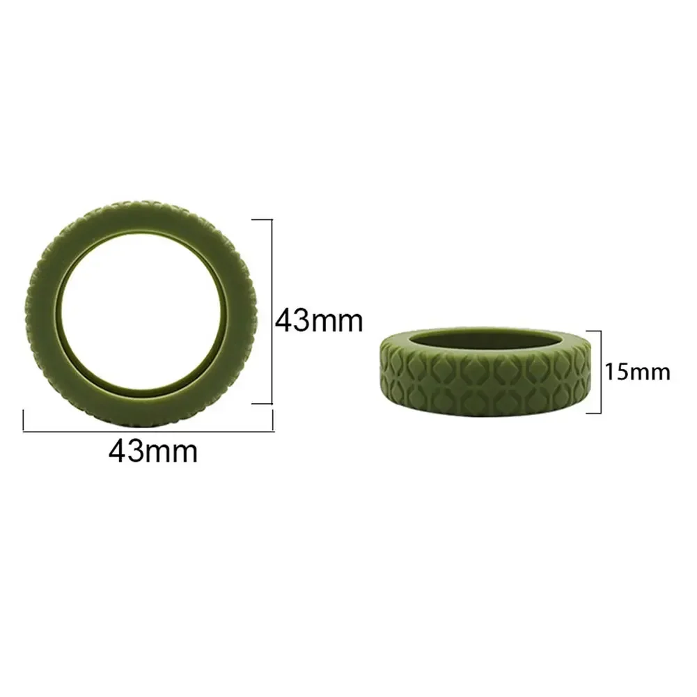 8pcs Travel Suitcases Wheel Protection Cover Anti Slip Wear Resistant Silicone Silents Protector for Carry on Luggage Caster