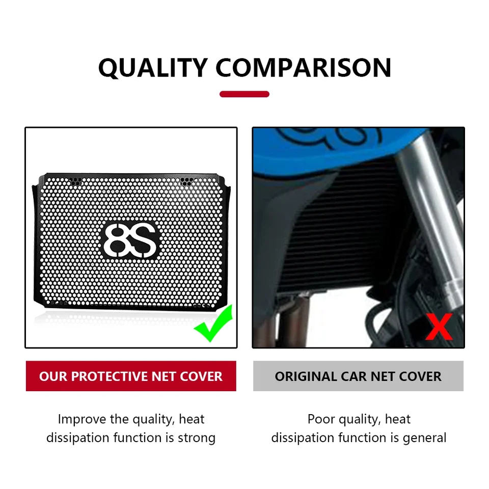 Motorcycle accessories radiator grille guard fuel tank guard