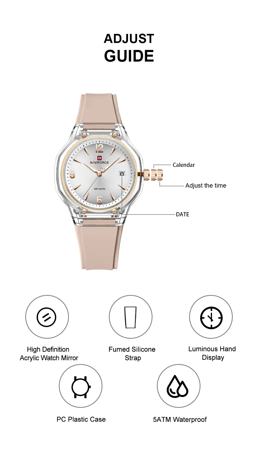 NAVIFORCE NF6110 Women's Watch