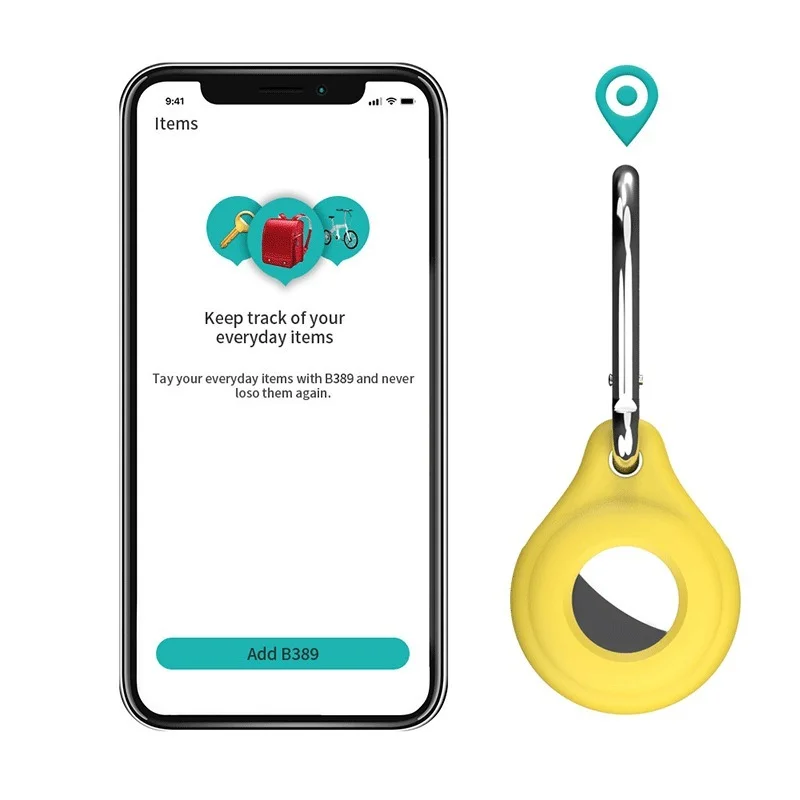For Apple Airtags Tracking Device Cover Silicone Cover Anti-lost Dog Tracker Accessories Portable Key Fob for Apple AirTag