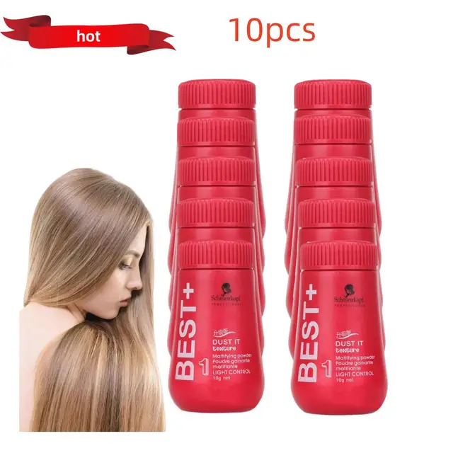 10PCS/set Hair Powder Fluffy Increase Hair Volume Mattifying Powder Hair Design Styling Gel Hair Powder Unisex Shampoo hot