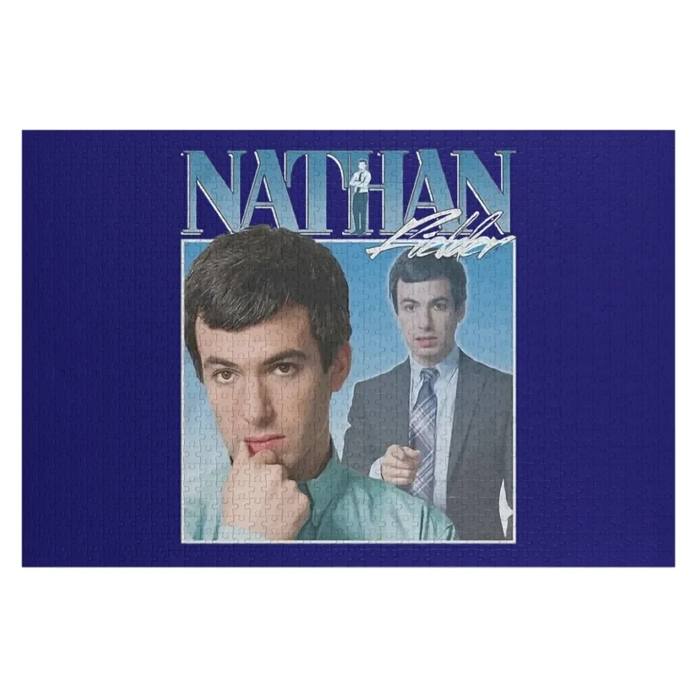 Nathan Fielder 90s Vintage Jigsaw Puzzle Personalized Kids Gifts Wooden Decor Paintings Photo Puzzle vintage illustration of edinburgh from samson s ribs jigsaw puzzle photo works of art puzzle