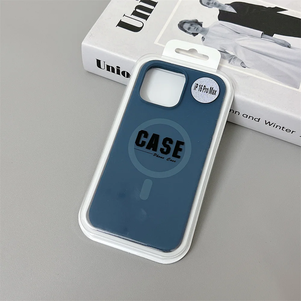 Premium Liquid Silicone Magnetic Phone Case with MagSafe Compatibility