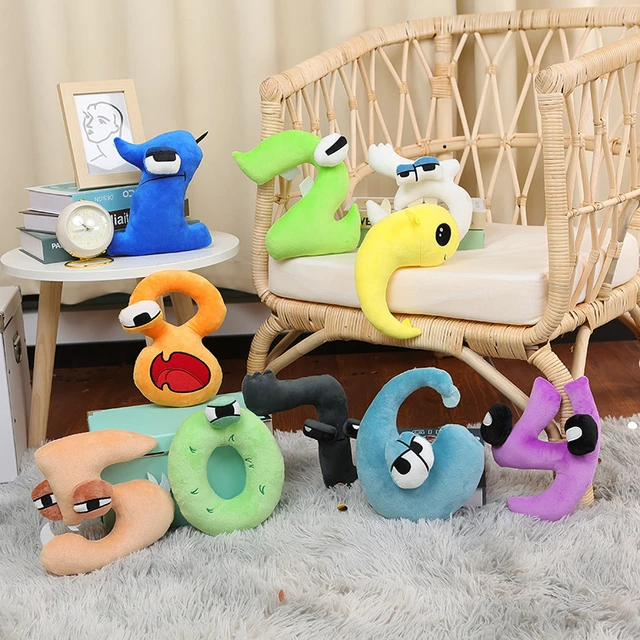 Alphabet Lore Plush, 10 Pcs Alphabet Lore Number Plush Animal Toys