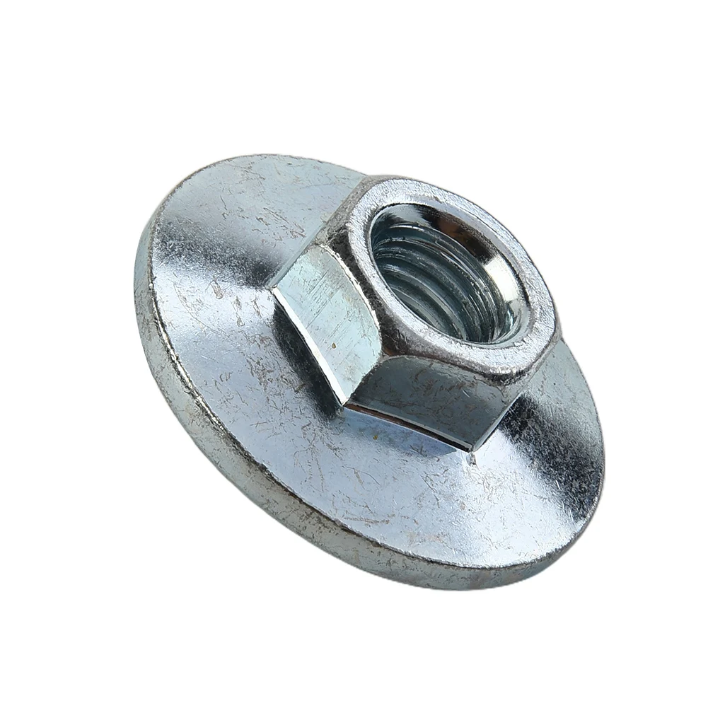 

High Quality Hot New Durable Pratical Angle Grinder Disc 1pc Flange Locking M14 Hexagon Metal Nut Quick Change