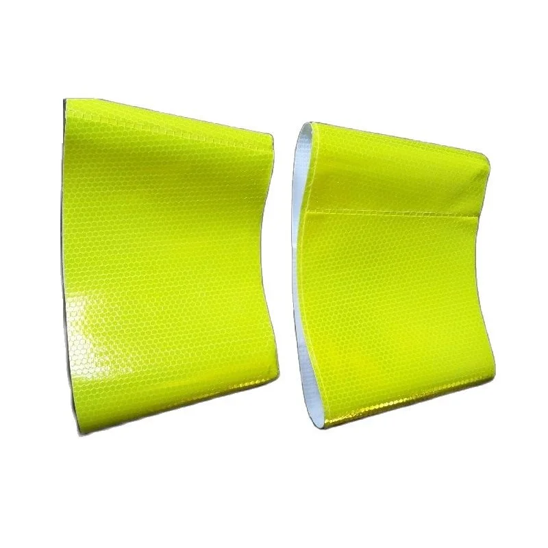 High visibility PVC Fluorescent Yellow Reflective Road Cone Sleeve 14cm*20cm*25cm