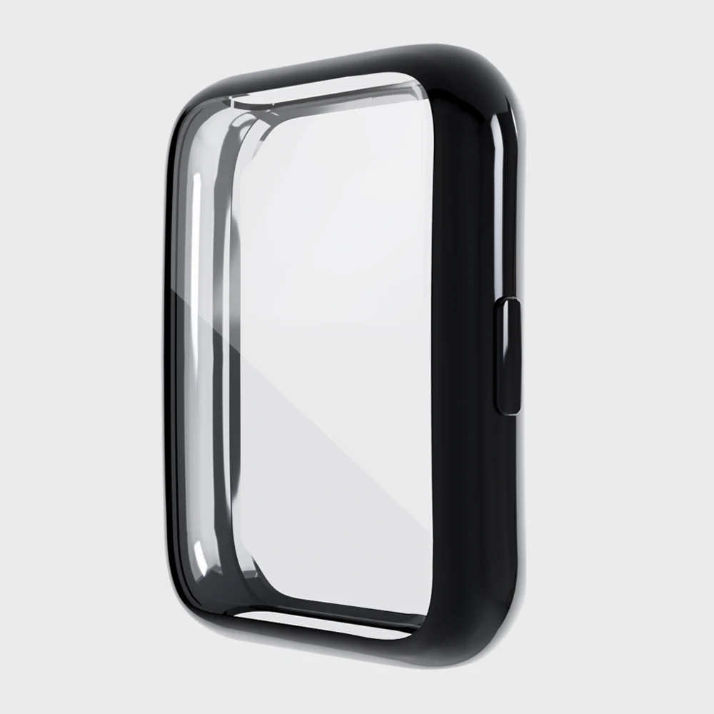 Silicone Protective Watch Case - Soft, Lightweight TPU Shell with Screen Protector Cover